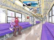 電車ガラガラ