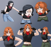 モジャクロ戦闘記第94回え使った立ち絵