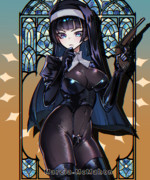 ぴっちりスーツなシスター＜オリキャラ＞