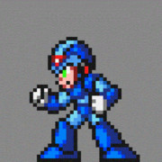 エックス ドット絵 EGREEN L ロックマンX風 SFC