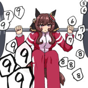 一緒にトレーニングしてくれるジェンティルさん