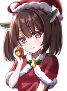 クリスマスに描いた東北きりたん！