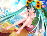 【ちびミクちゃん萌えリンク】ドキドキおみあしさん…♡