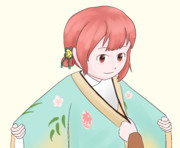 お着付け中