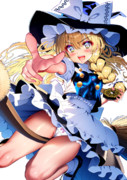 【フリー素材】『霧雨魔理沙』