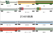２つの185系