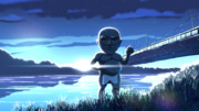 土手の下の世界