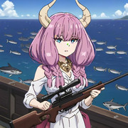 マグロ漁をしにやってきたアウラ