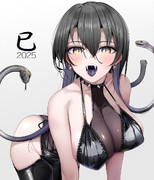 あけおメデューサガール