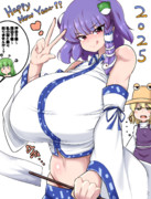 謹賀新年の守矢一家