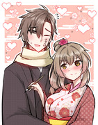 新春の着物なタカささ