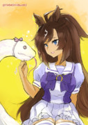 蛇をペットにしてるドゥラちゃん