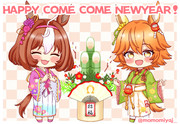 2025年賀絵／フクドト