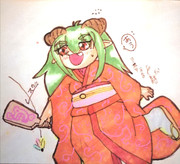 三ヶ日　羽根つき不落ちゃん