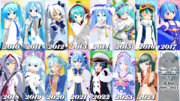 Snow Miku Collection in MMD 2010～2024