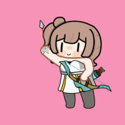 【GIF】矢をぶんぶんするさとうささら