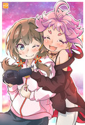 【真夜中ぱんチ】真咲ちゃん＆りぶちゃん♡
