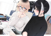 冬休みの宿題を頑張るハルちゃん