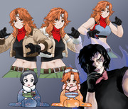 モジャクロ戦闘記第95回で使用した立ち絵