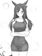 この格好が見たいって…… トレーニングの時いつも見てるよね……。