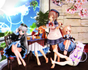 【今日のレア様】常春の世界でも 初日の出の パーティ！
