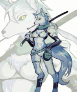 ビキニアーマー♀人狼