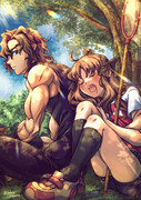 軋間紅摩と有間都古の夏休み～虫取り編～