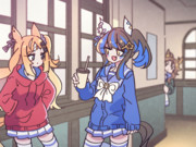 【gif】ヘリぴを見つめる視線