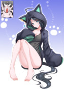 フジキセキ猫パーカー