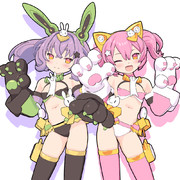 PUNI☆MOFU マオ&トゥ【MMDモデル配布】