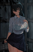 ずぶ濡れ