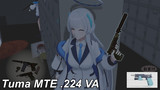 【MMDモデル配布】Tuma MTE 224 VA マシンピストル