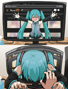 デスクトップのミク