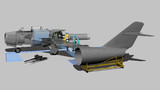 Mig-15【エンジン整備