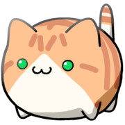 【素材】茶白猫・緑目・マップ隠し・上からライティング【フリー素材処くらげや】