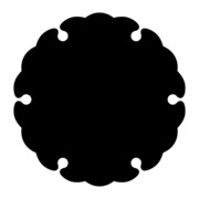 【素材】雪輪・シルエット・透過素材【フリー素材処くらげや】