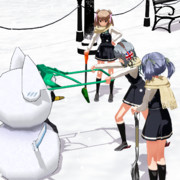 固くなった雪の崩し方