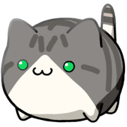 【素材】キジ白猫・緑目・マップ隠し・上からライティング【フリー素材処くらげや】