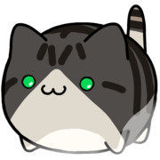 【素材】キジ白猫・緑目・マップ隠し・下からライティング【フリー素材処くらげや】