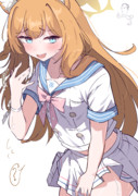 ハナコの服を着たマリー