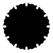 【素材】雪輪3・シルエット・透過素材【フリー素材処くらげや】