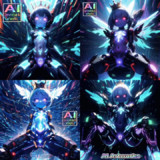 【AIアニメ】エロボットgif