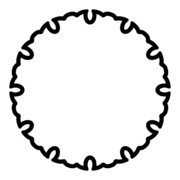 【素材】雪輪・シルエット・透過素材【フリー素材処くらげや】