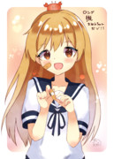 これ貼って、おそろいになろっか、お姉さんと！