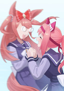 ウララの手温かいんだよ～！