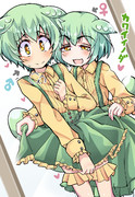 お姉さんずんだもん♀にコーディネートされるずんだもんクン♂