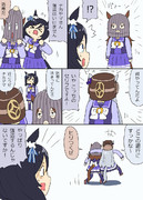 ナカヤマとゴルシちゃんに翻弄されるフラッシュさん漫画