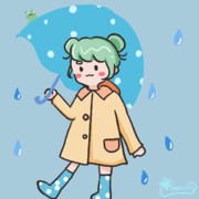 【雨の日のお散歩】