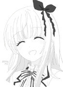 【ジュリエットをモノクロイラスト練習にまた描いてみた】2025.1.16投稿（アニメ公式サイト）