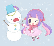 雪遊びくるる